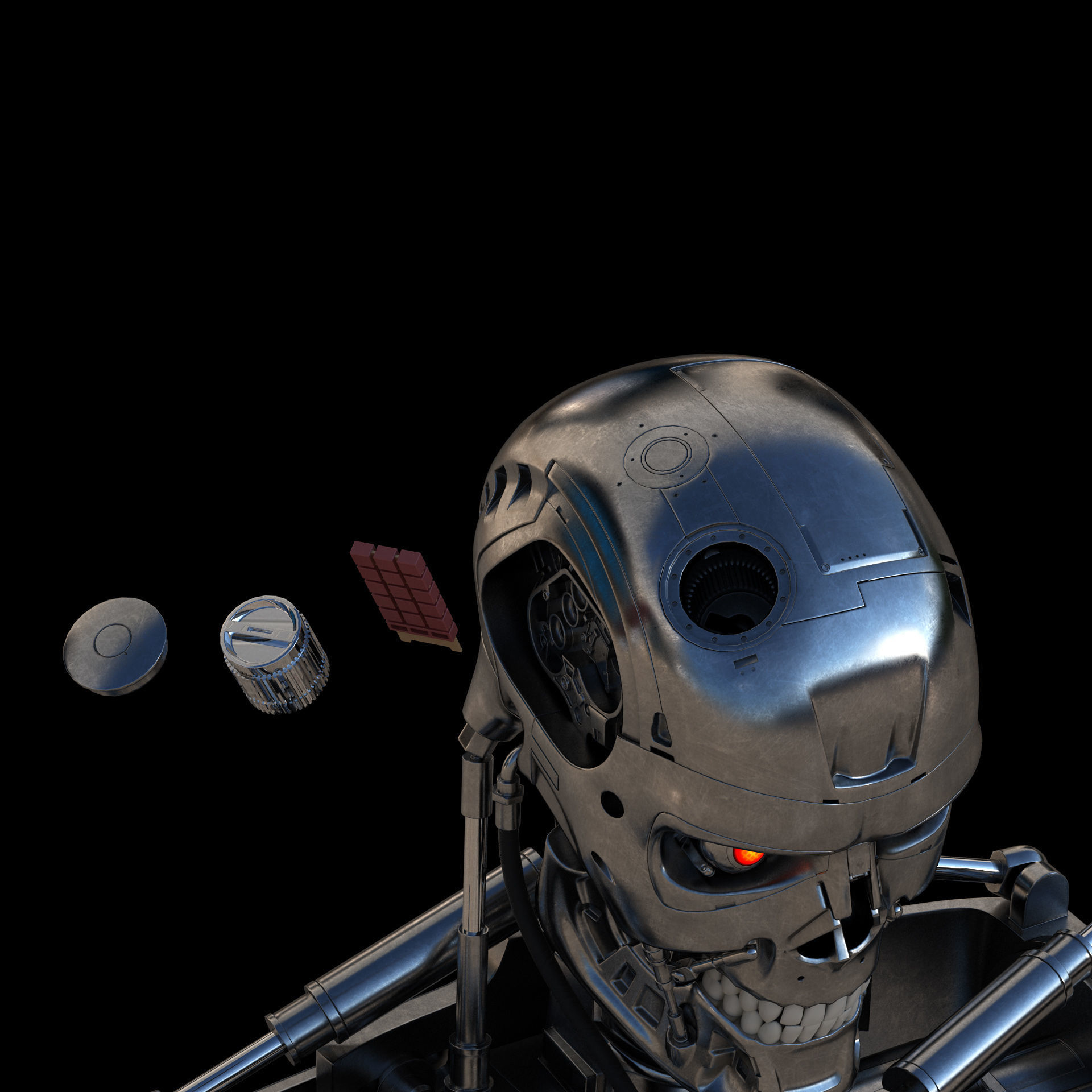 Terminator T-800 Endoskeleton 3D model_24