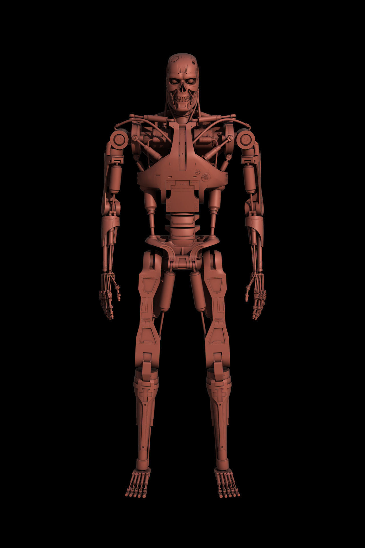 Terminator T-800 Endoskeleton 3D model_8