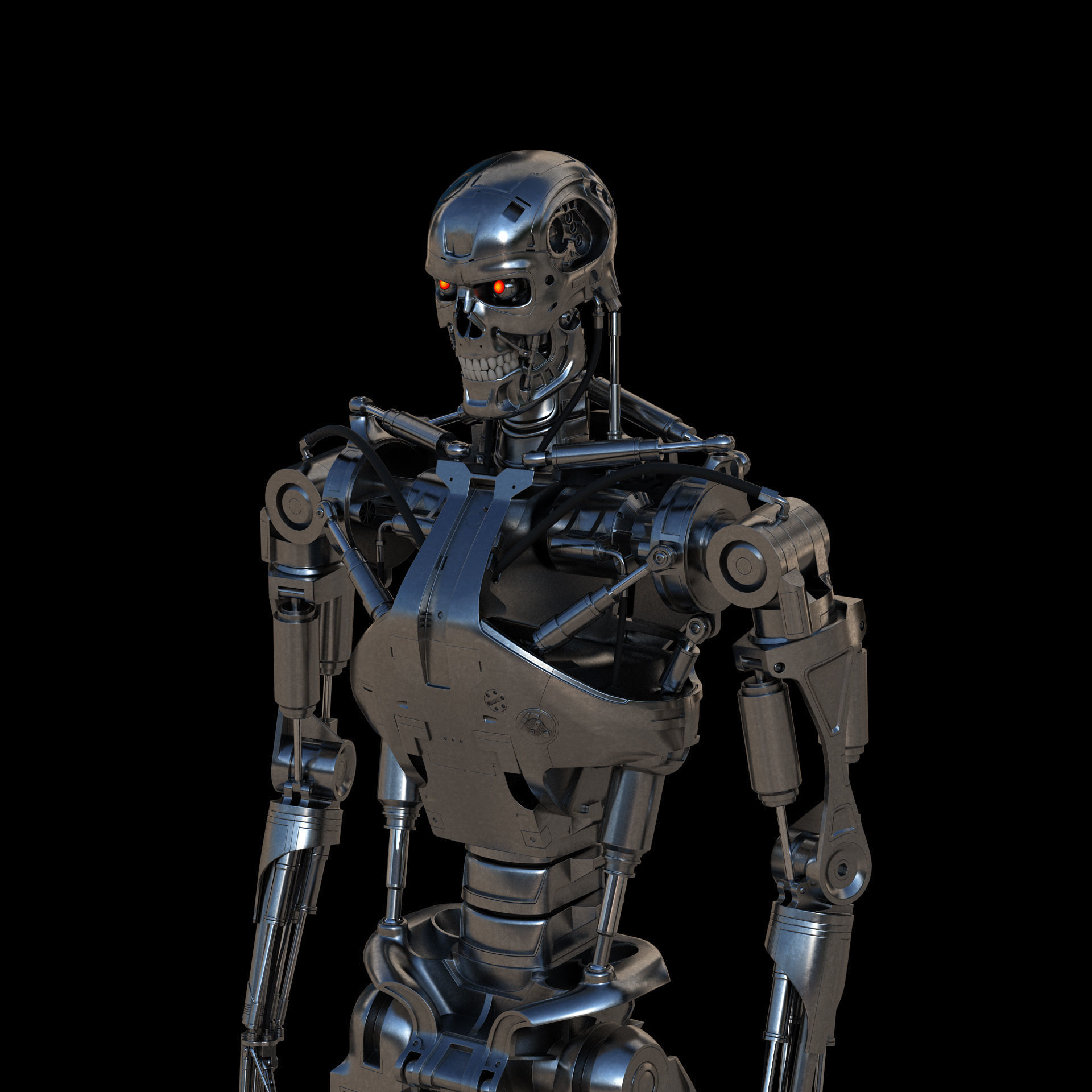 Terminator T-800 Endoskeleton 3D model_14