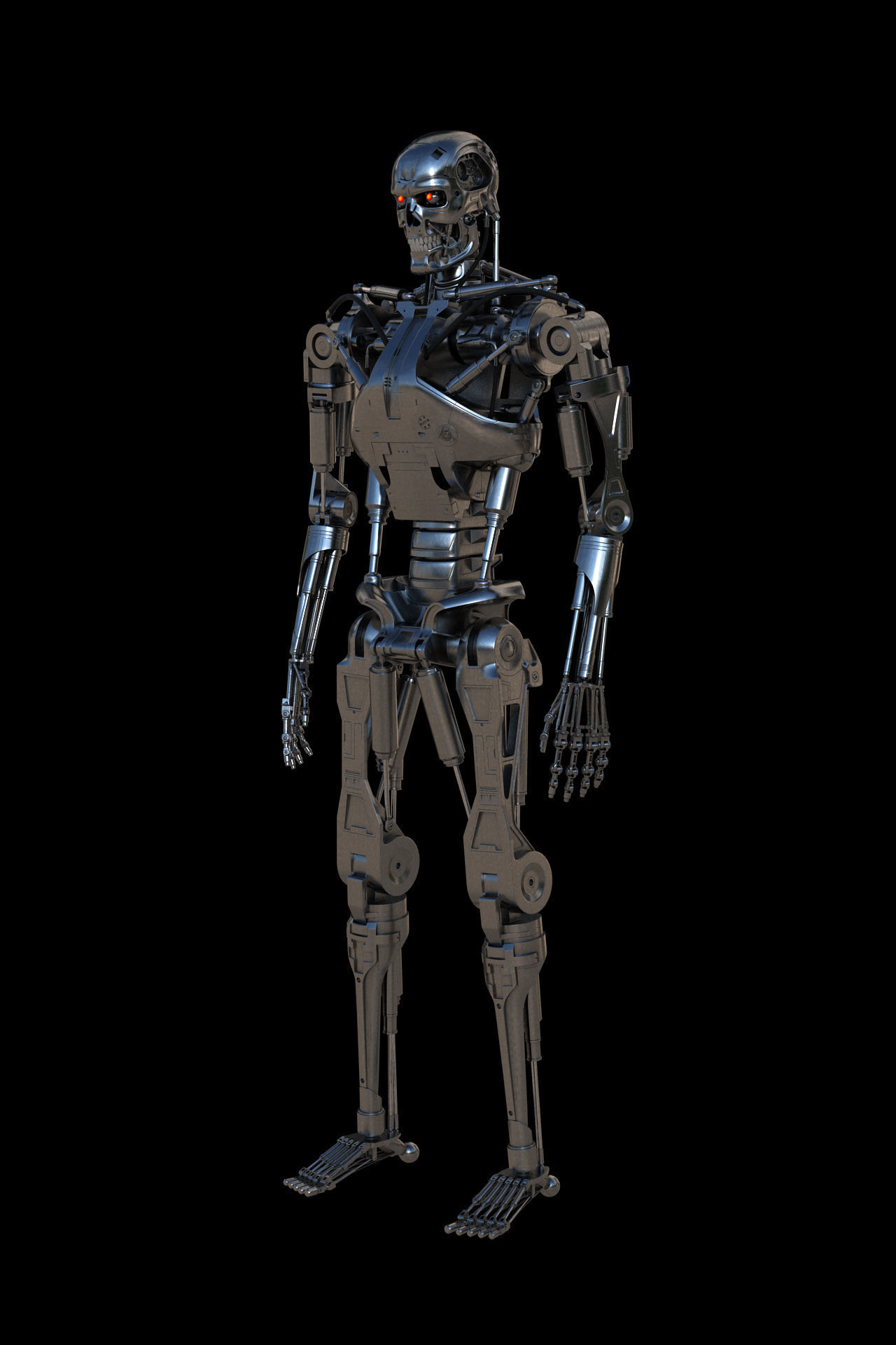 Terminator T-800 Endoskeleton 3D model_3