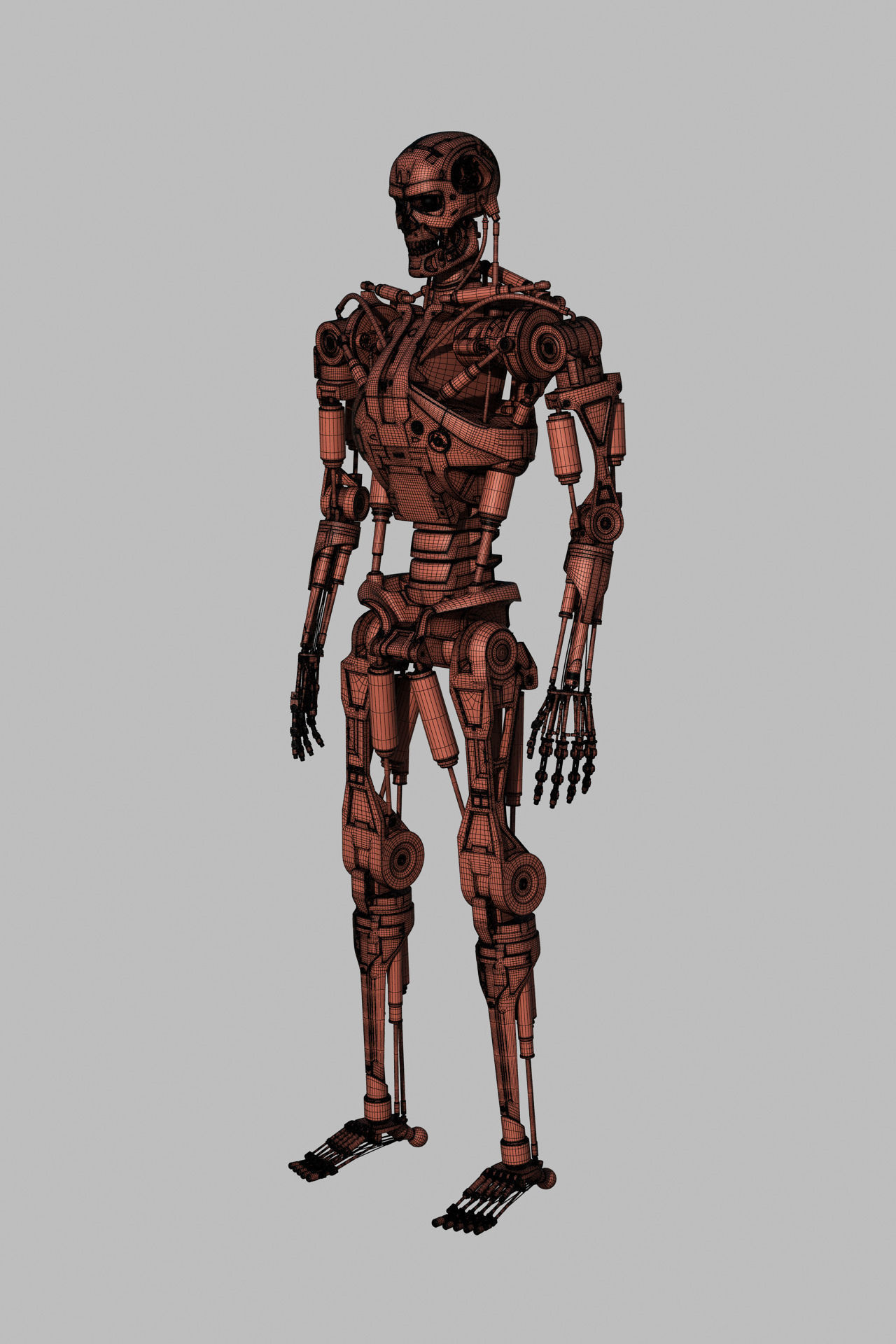 Terminator T-800 Endoskeleton 3D model_26