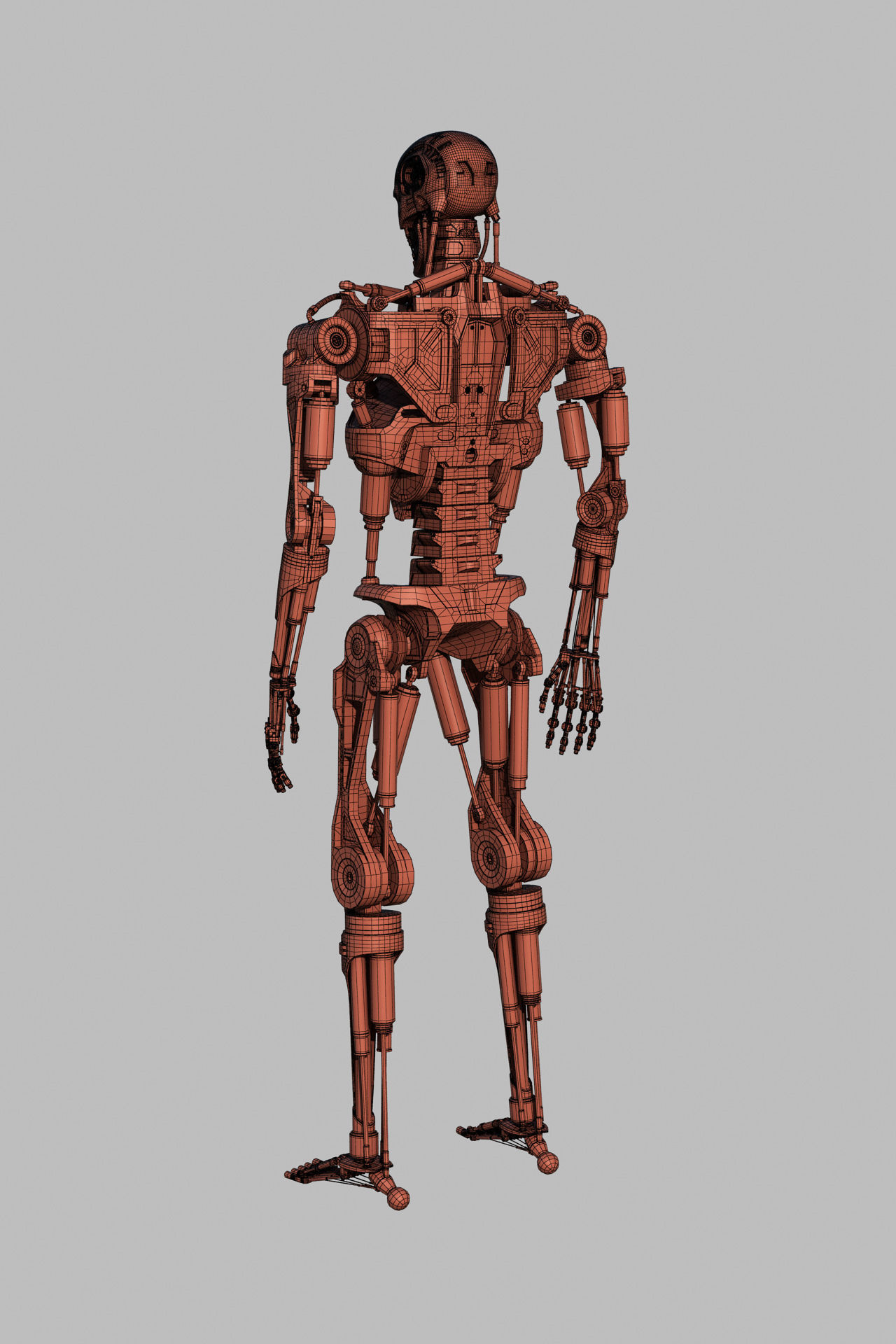 Terminator T-800 Endoskeleton 3D model_27