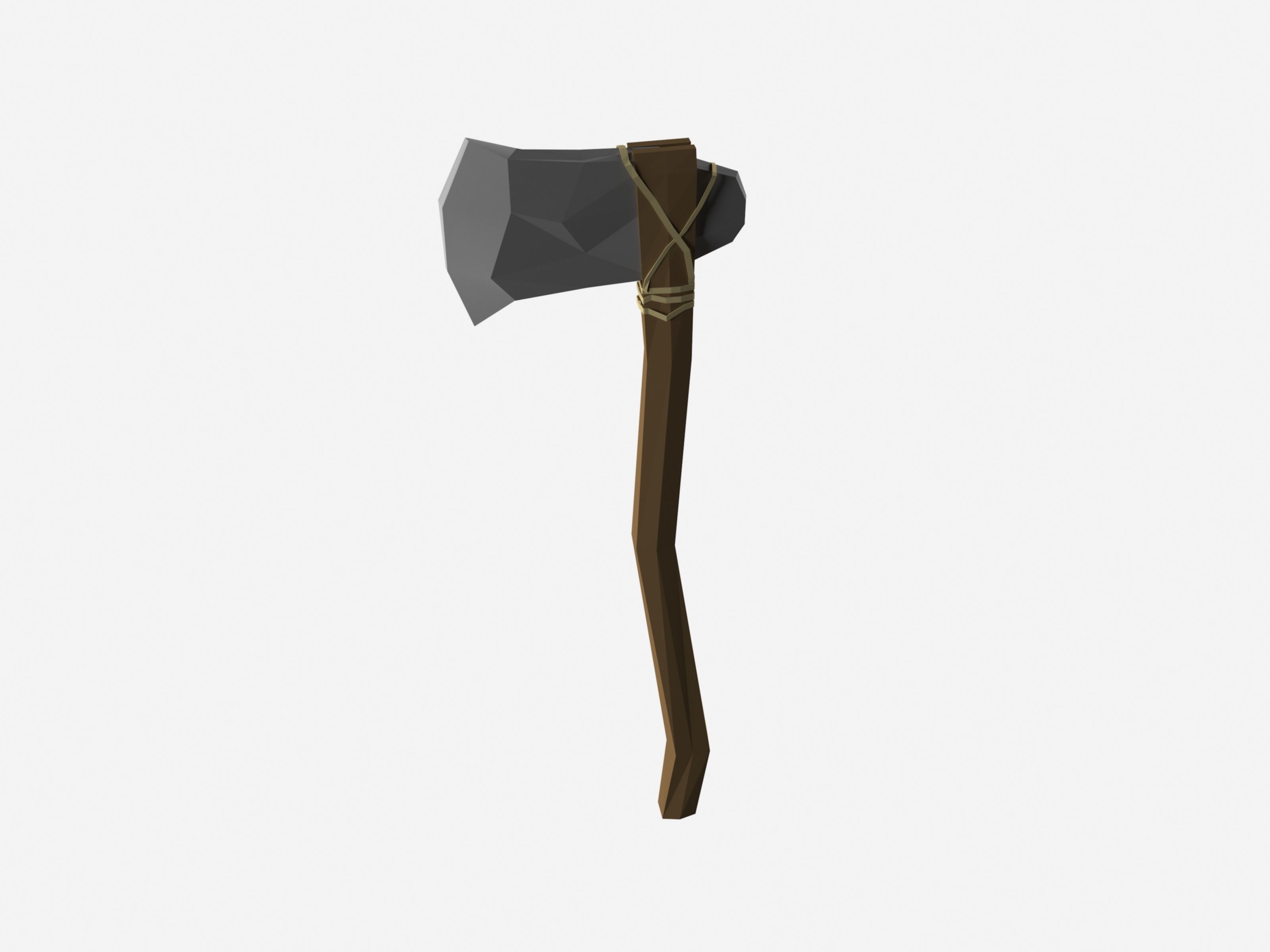 Low Poly Survival Weapon Pack Low-poly 3D model_7