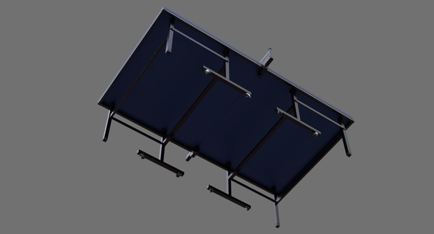 Ping Pong Table 2A Low-poly 3D model_8