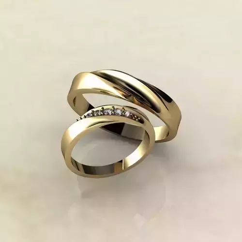 Diamond wedding Band ring