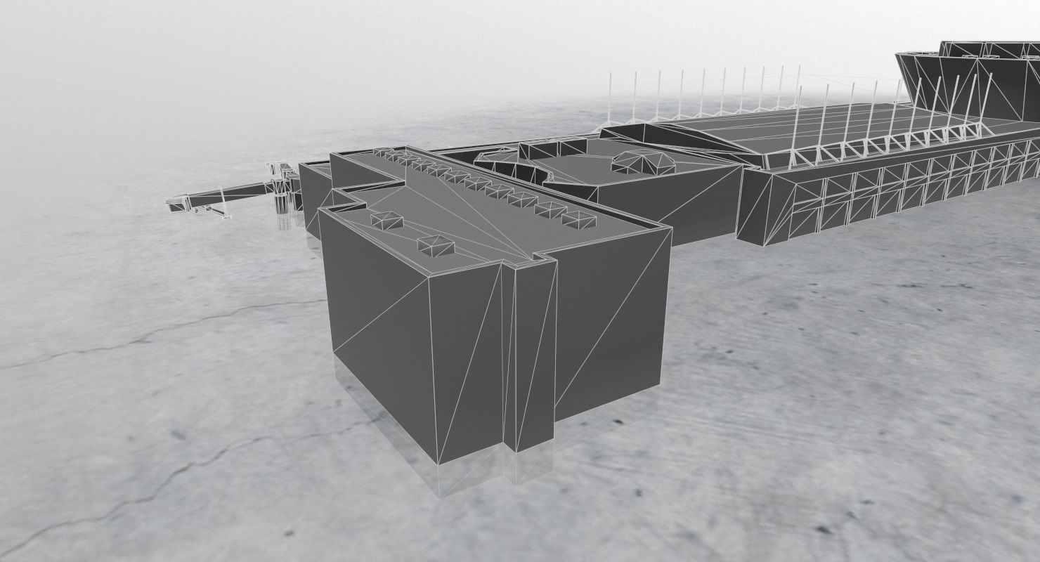 LFMN Terminal 2 Low-poly 3D model_17
