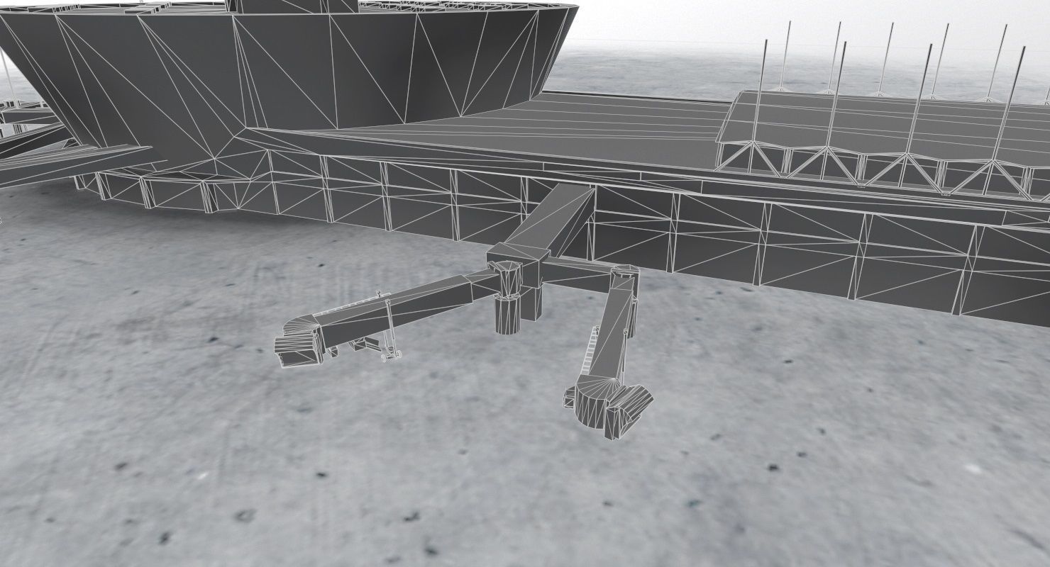 LFMN Terminal 2 Low-poly 3D model_14