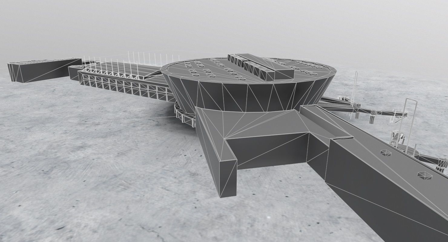 LFMN Terminal 2 Low-poly 3D model_18