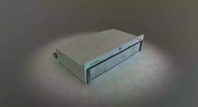 EDDB Airberlin Hangar Low-poly 3D model