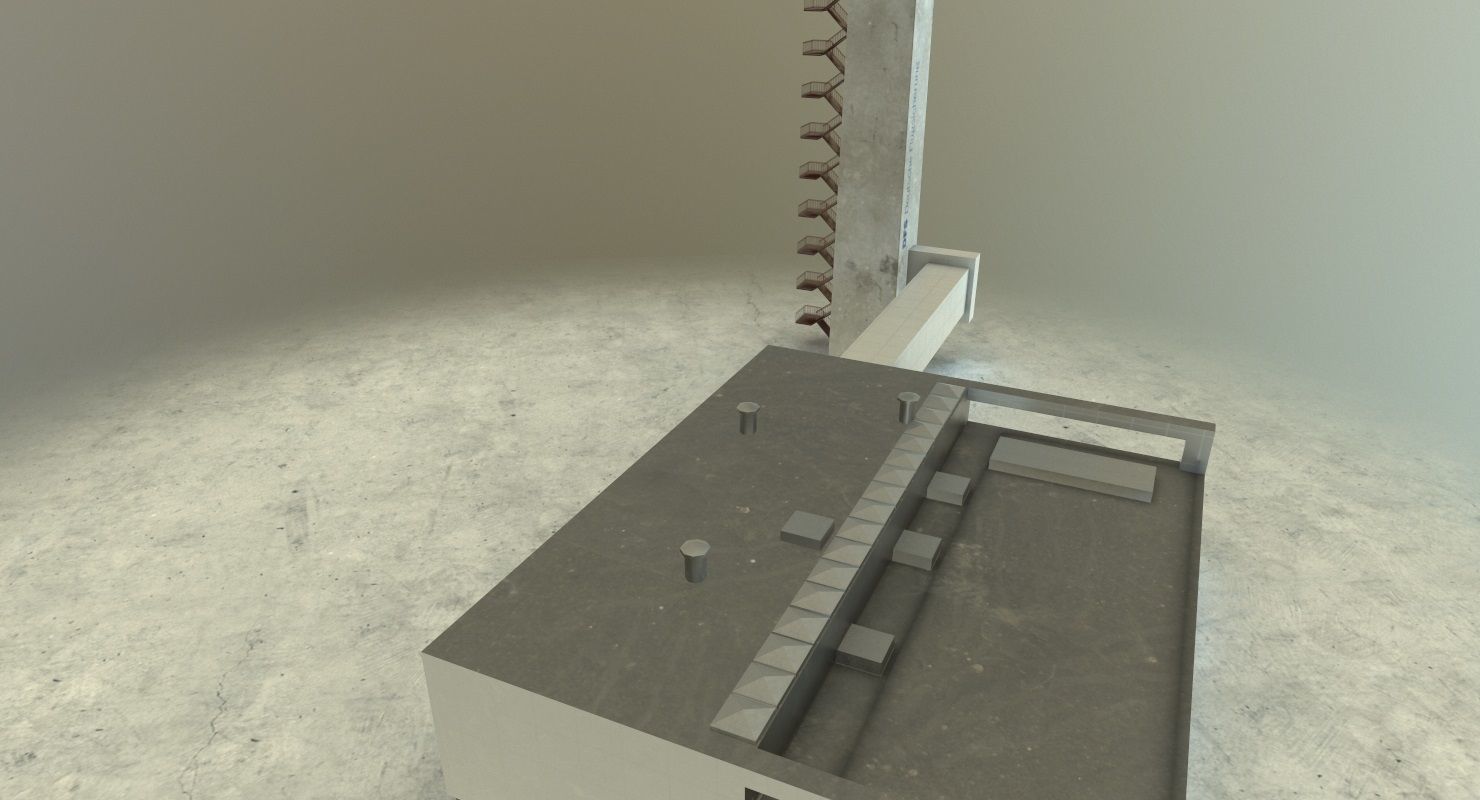 EDDB Control Tower Low-poly 3D model_8