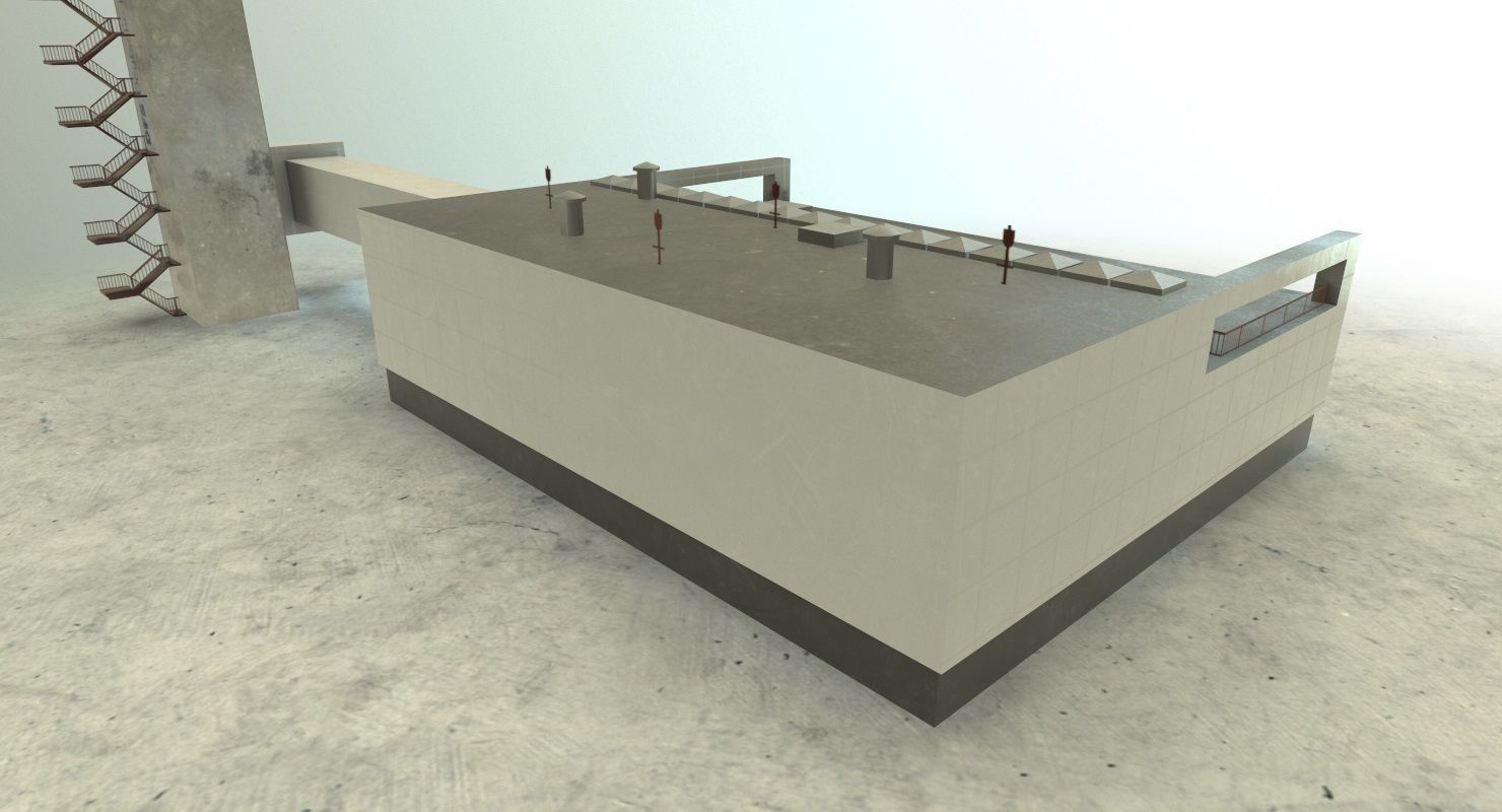 EDDB Control Tower Low-poly 3D model_7