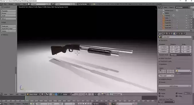 Mossberg5001 shotgun