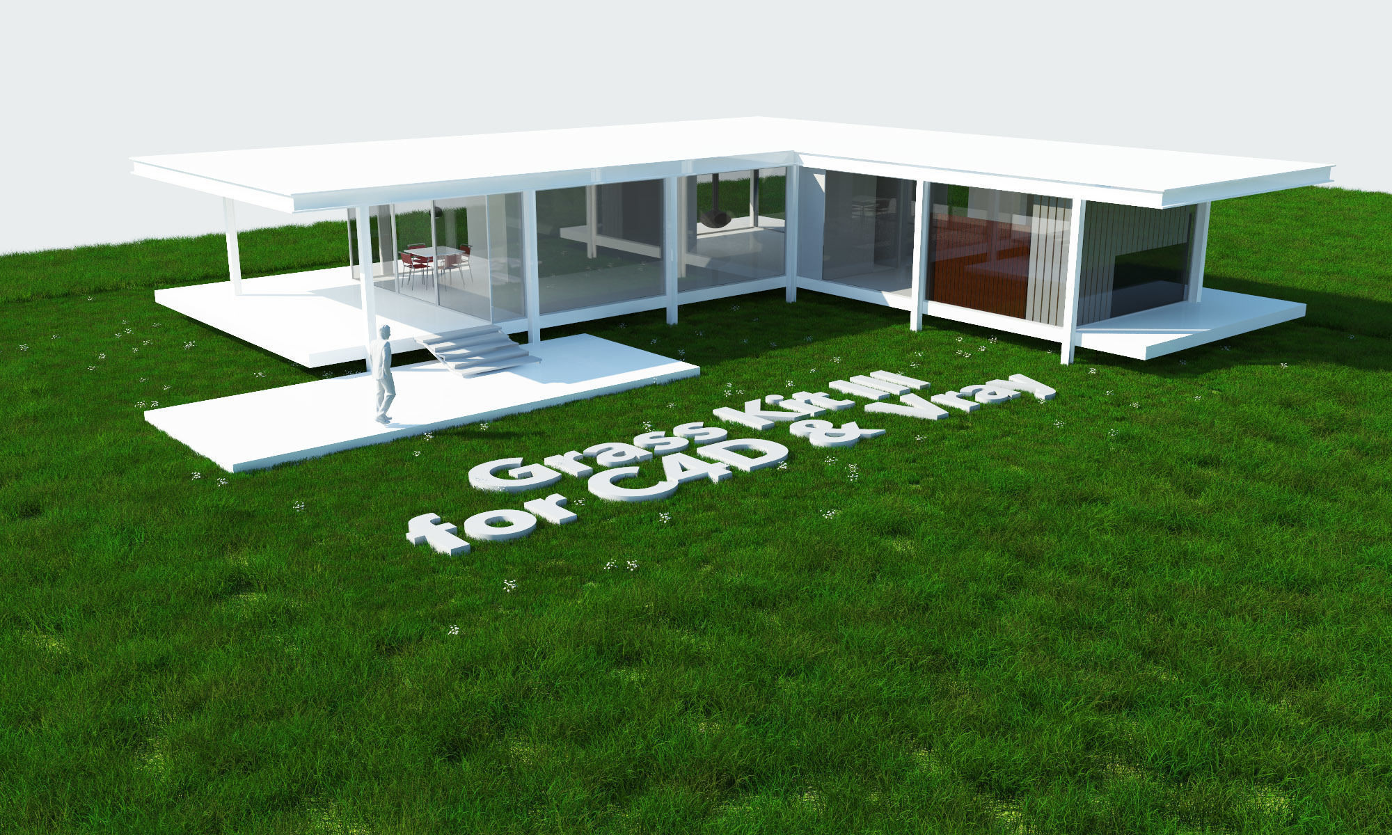 Grass Kit III for C4D and Vray 3 3D model_5