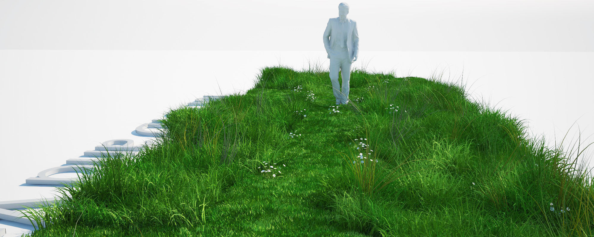 Grass Kit III for C4D and Vray 3 3D model_7