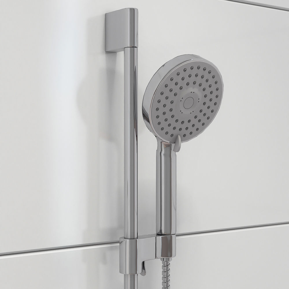 A set of mixers and shower systems Ravak Chrome set 09 3D model_7