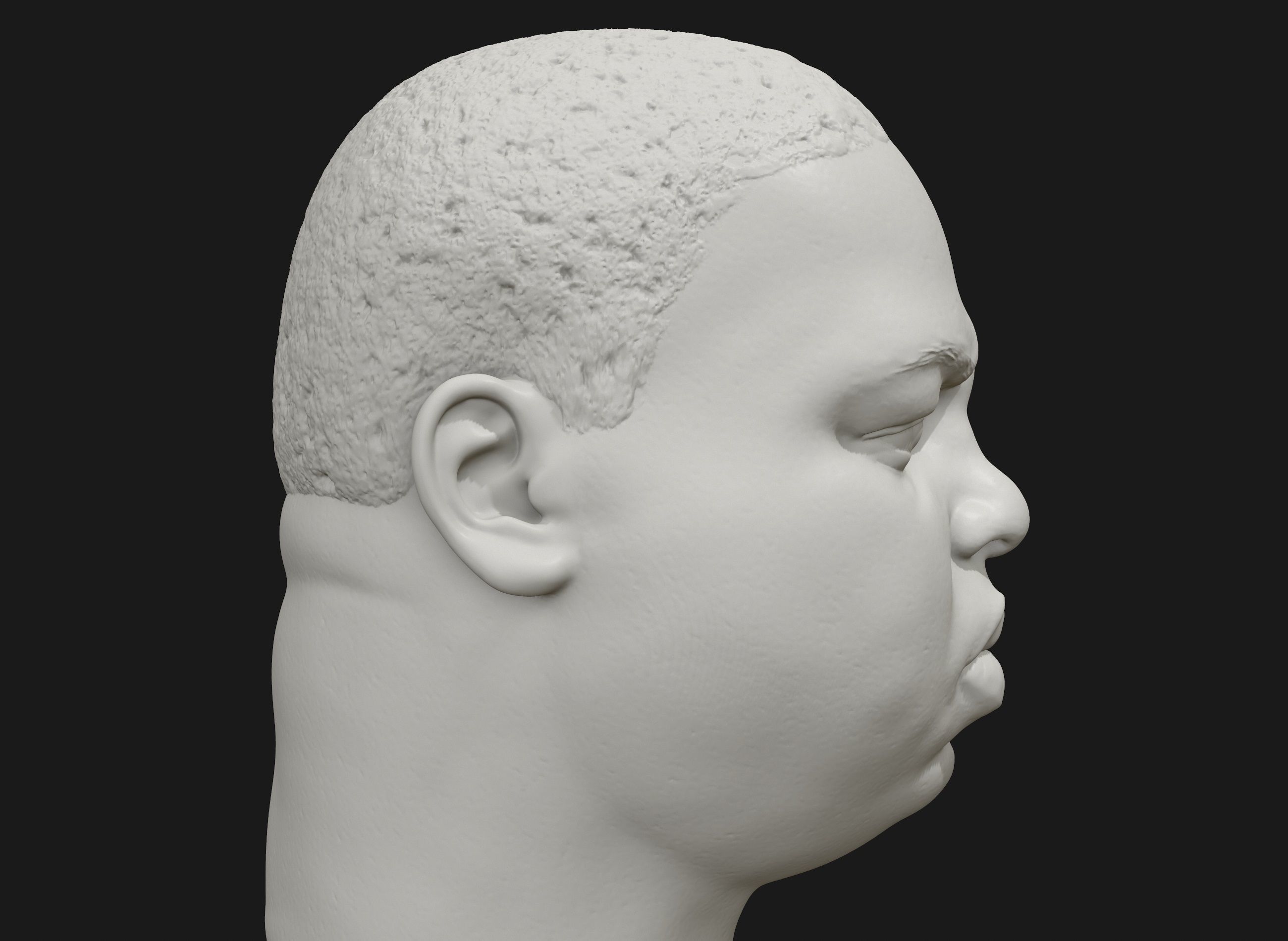 Notorious BIG Biggie 3D printable portrait 3D print model_6