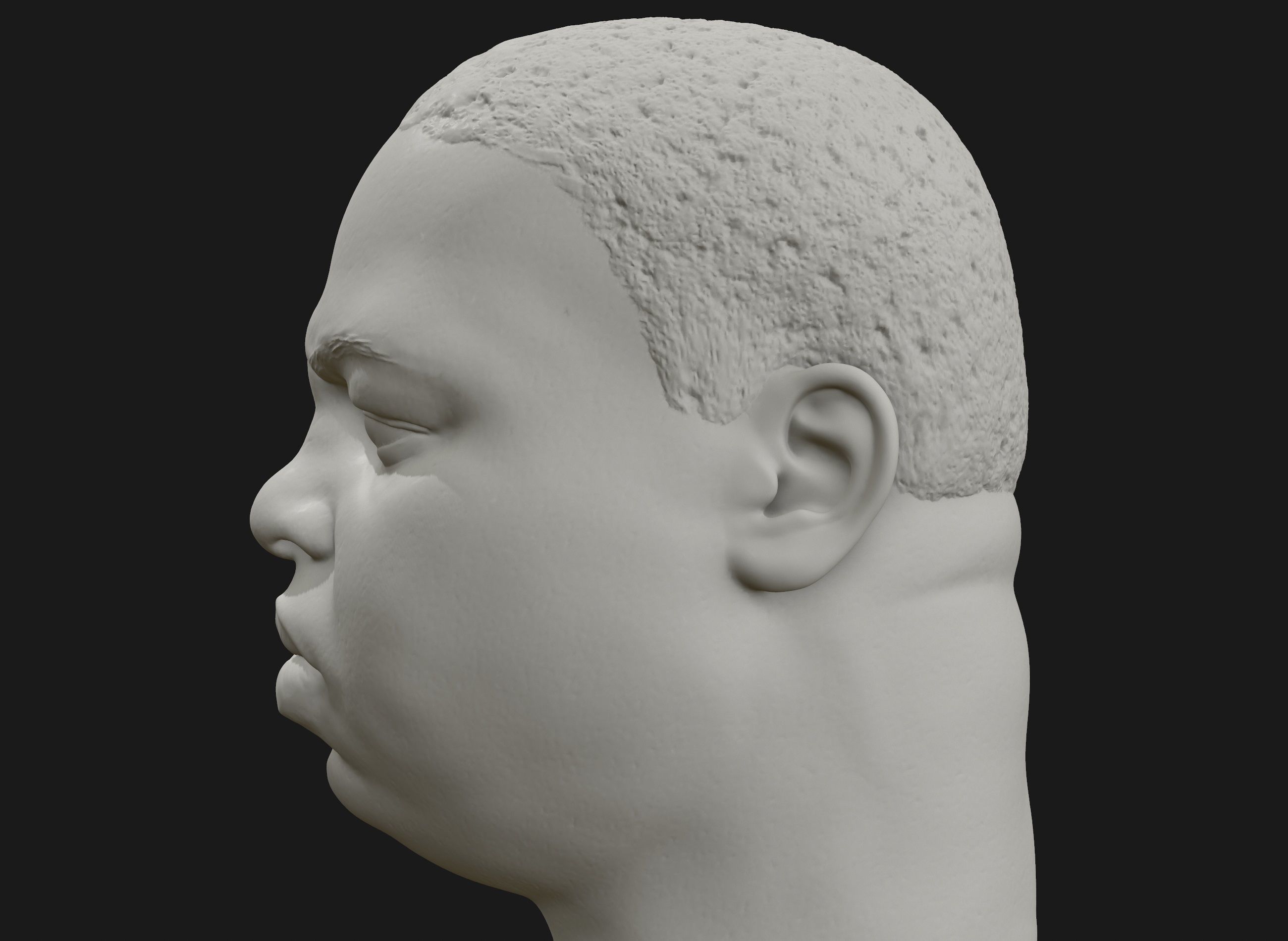 Notorious BIG Biggie 3D printable portrait 3D print model_5