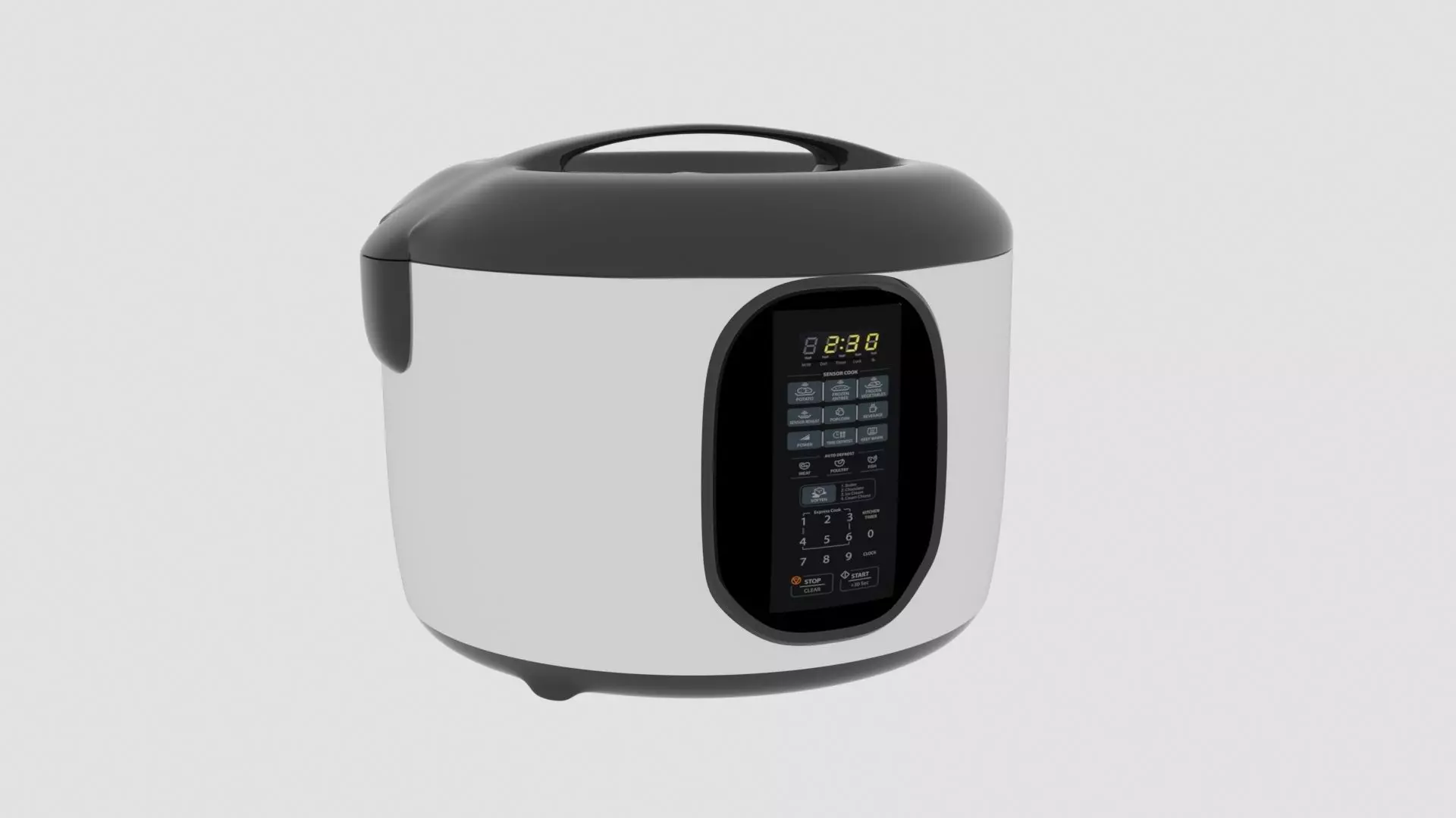 Multicooker rice cooker 3D model_0