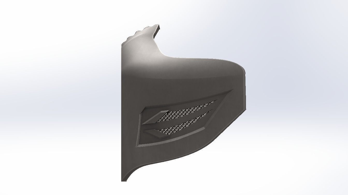 Mask inspired by Moral Kombat for cosplay halloween 3D print model_3