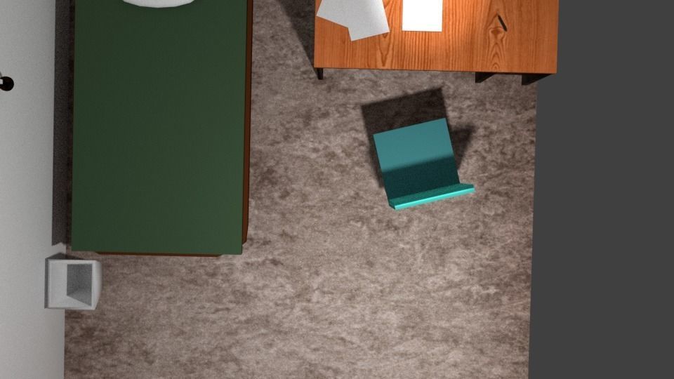 Isometric room 3D model_1