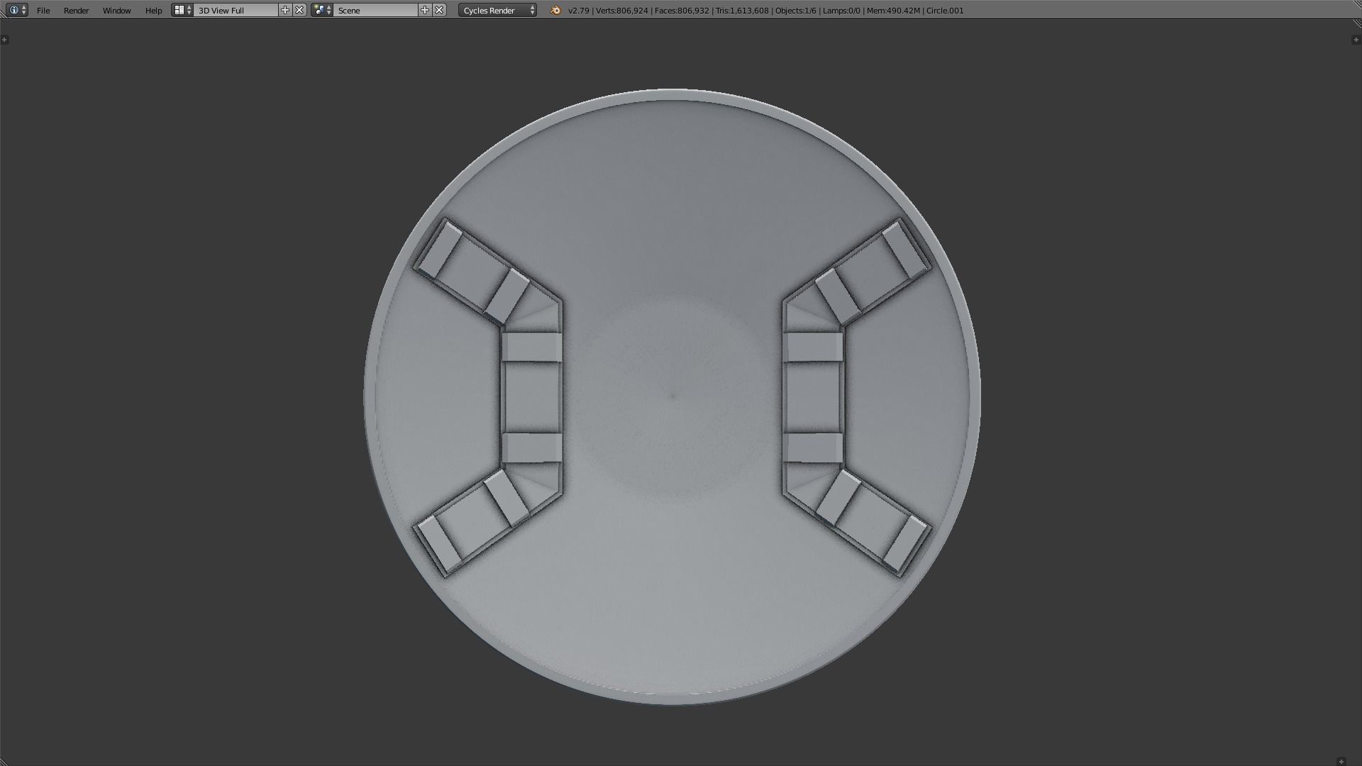 Captain America Shield 3D print model_2