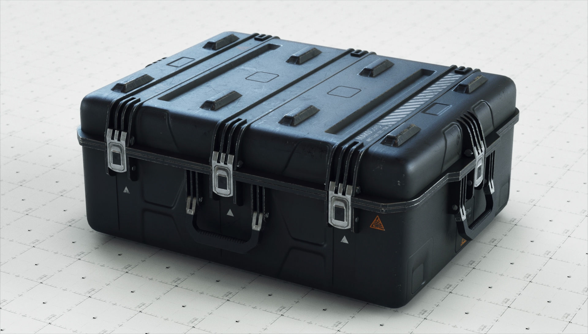 Gun and Boxes SciFi - PBR 3D Asset Kit Low-poly 3D model_15