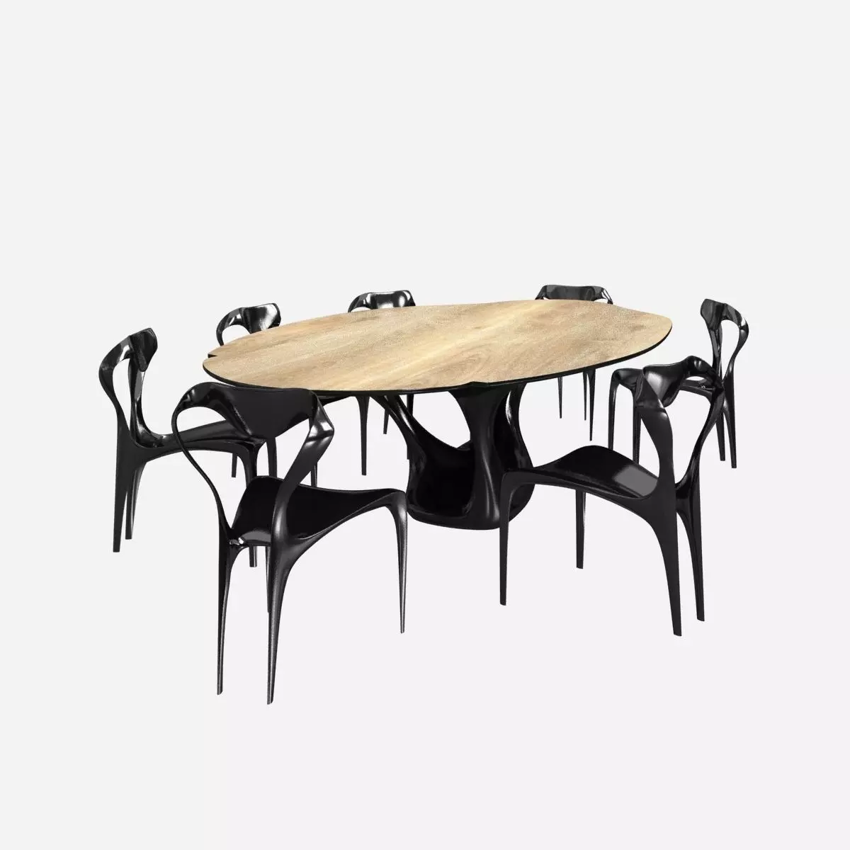 joseph walsh dommus erosion table and domus enignum chair 3D model_0
