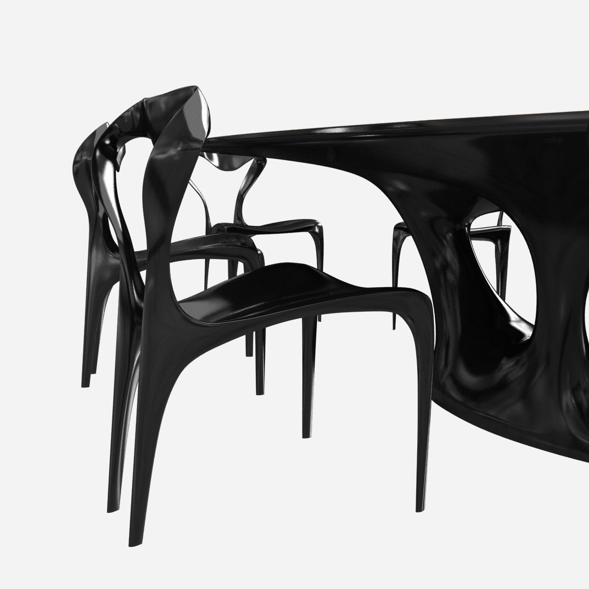joseph walsh dommus erosion table and domus enignum chair 3D model_5