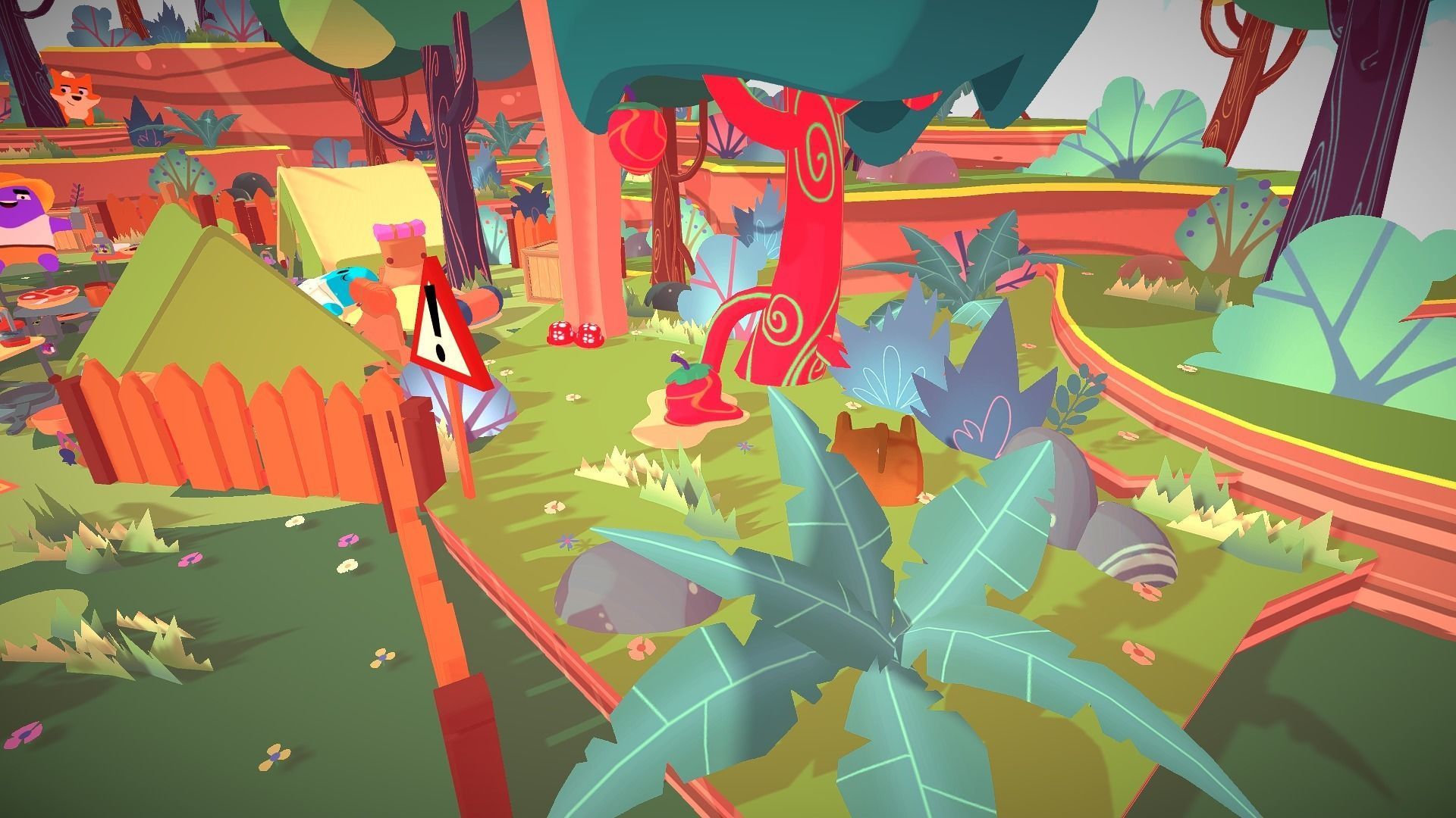 Cartoon forest kit Low-poly 3D model_9