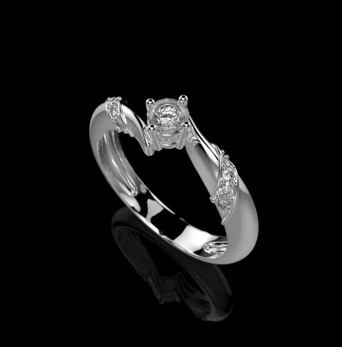 151101 R Engagement classic ring  3D print model