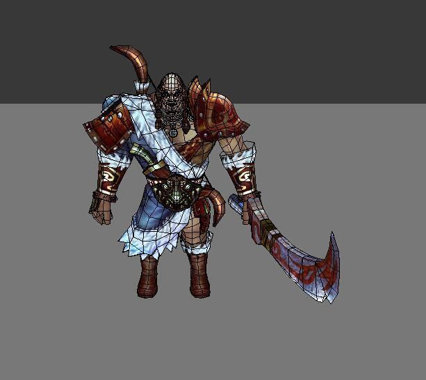 BOSS    Snowy Mountain Sect Low-poly 3D model_1