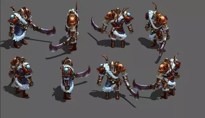 BOSS    Snowy Mountain Sect Low-poly 3D model_0