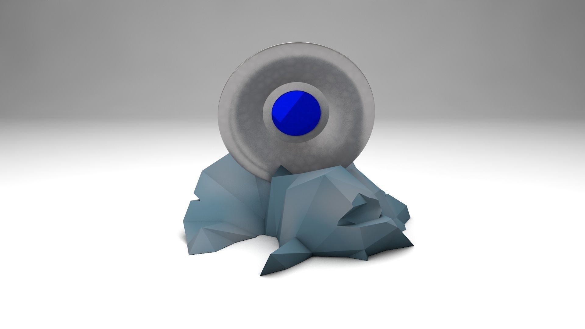 Marvel Captain America 3d Logo 3D model_3