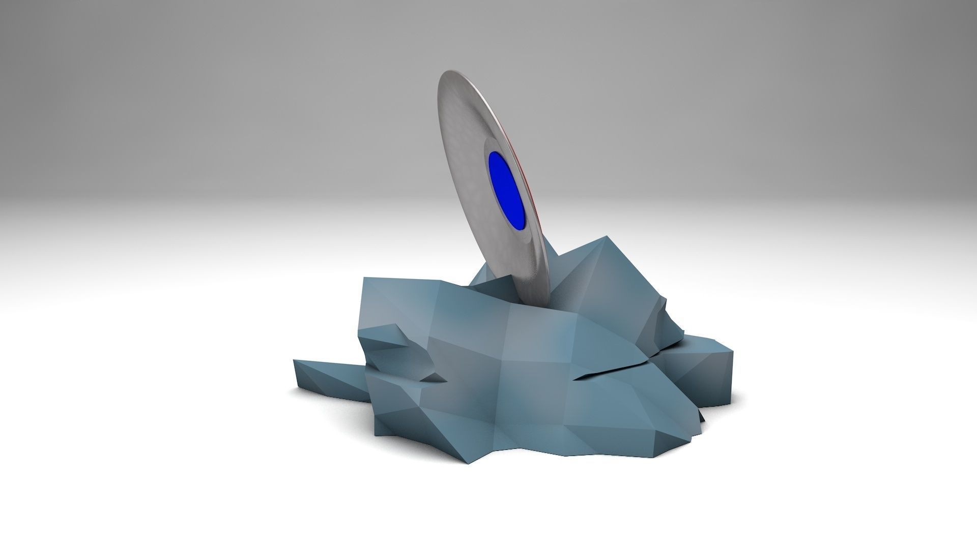 Marvel Captain America 3d Logo 3D model_2