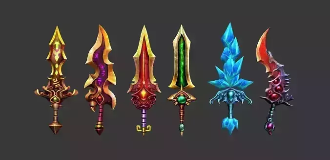 dagger five different swords