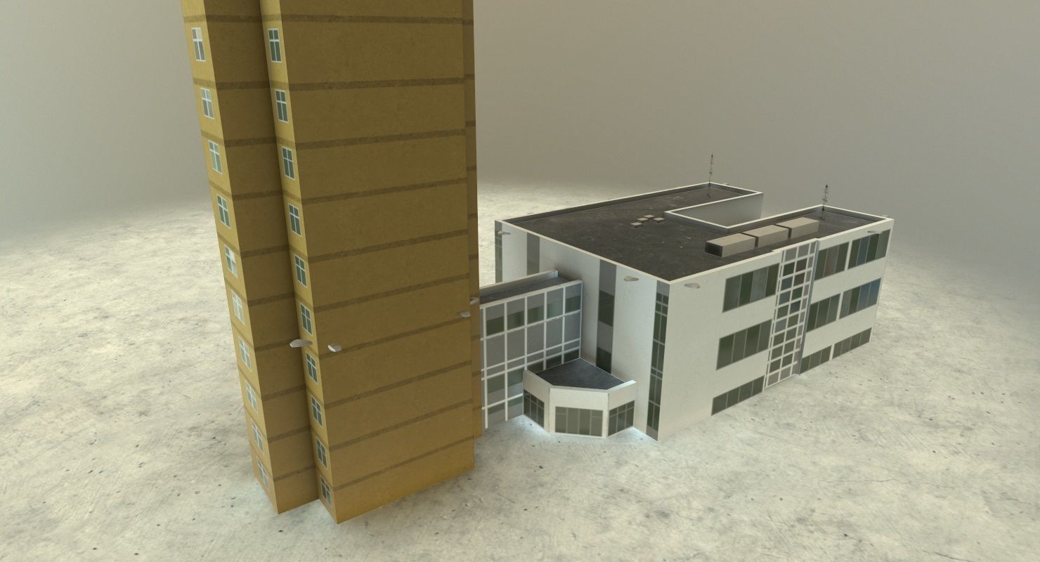 EDDB Control Tower 2 Low-poly 3D model_3