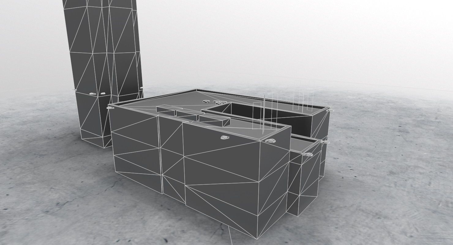 EDDB Control Tower 2 Low-poly 3D model_12