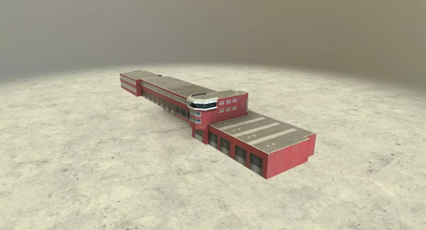 EDDB Fire Department 2 Low-poly 3D model