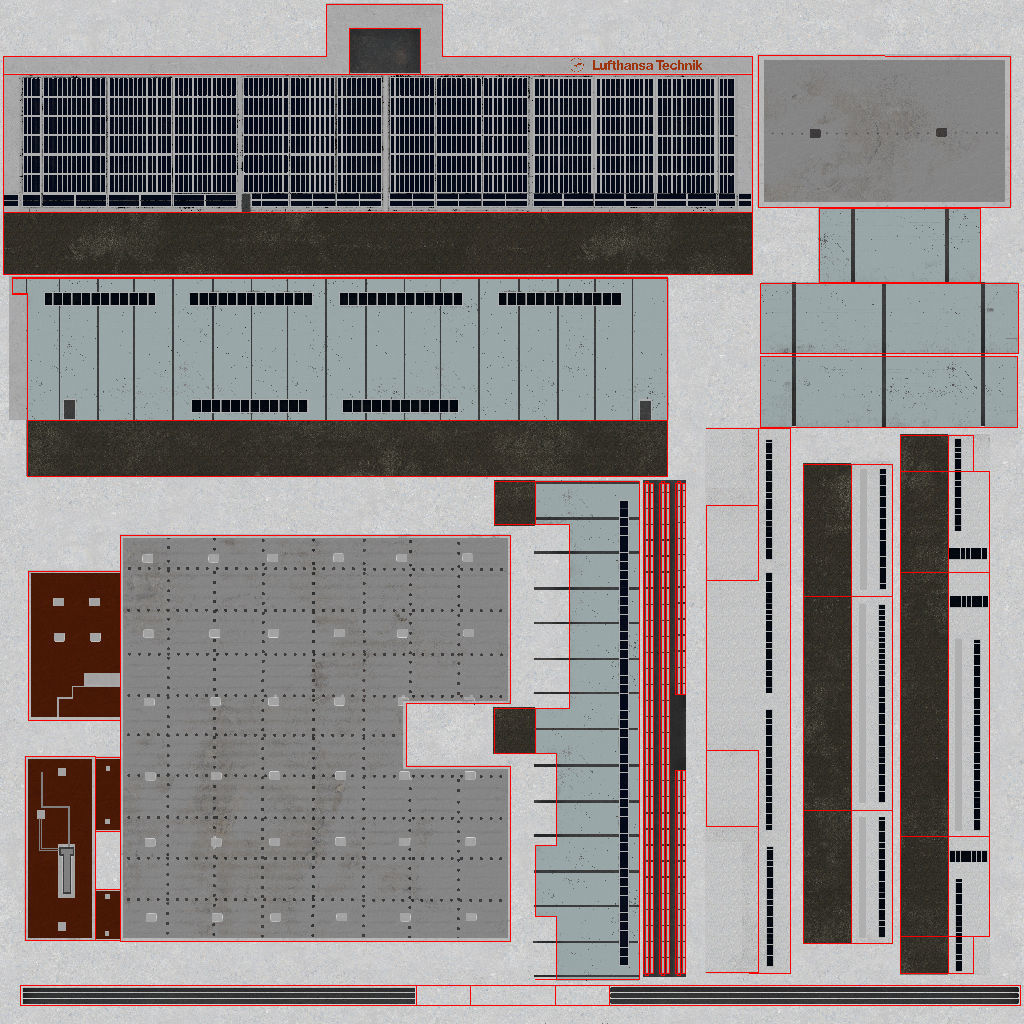 EDDB Hangar 1 Low-poly 3D model_13