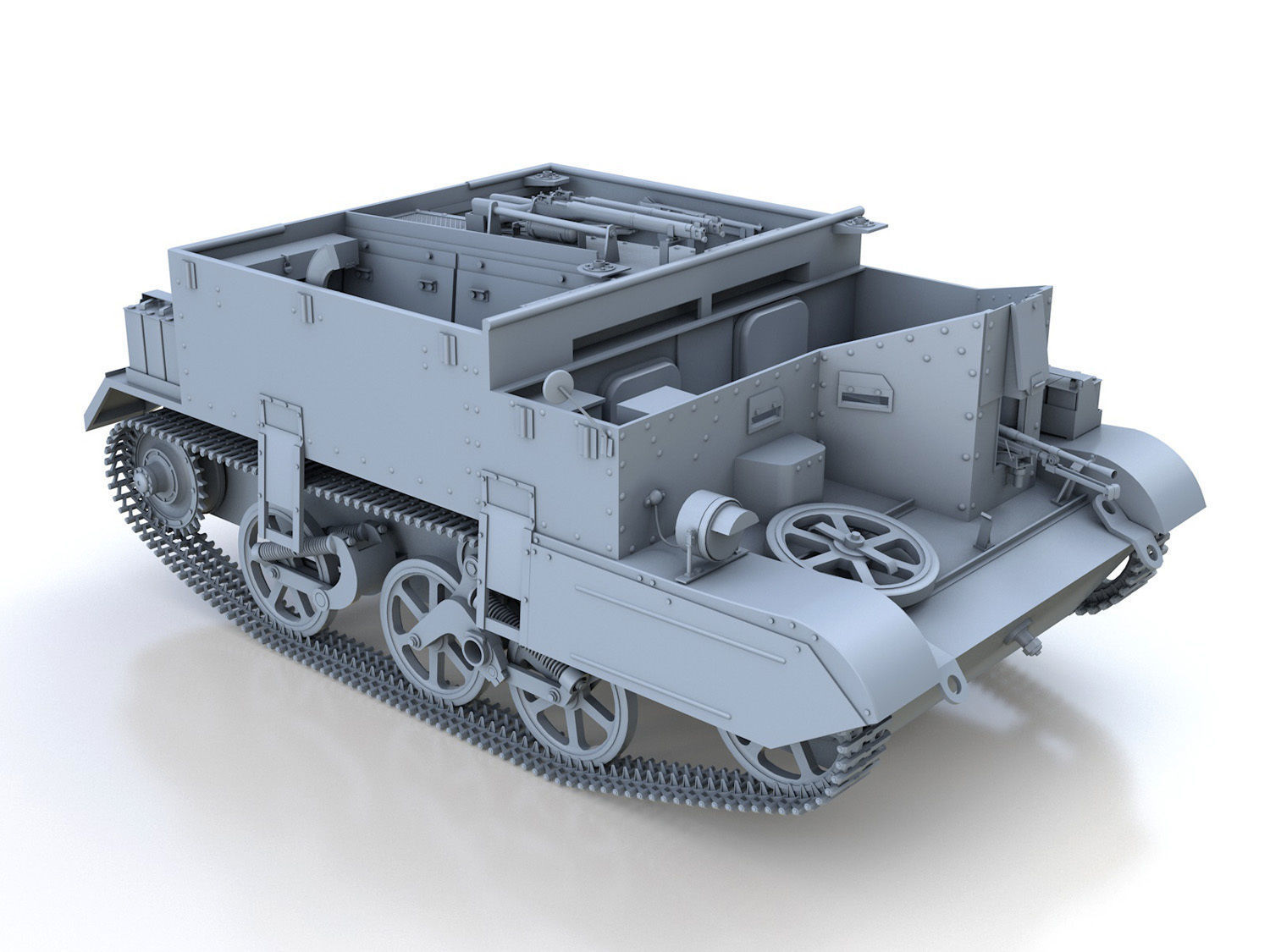 Universal Carrier MK2 - Bren Gun Carrier  3D model_6