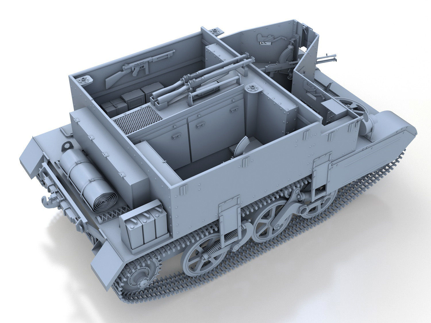 Universal Carrier MK2 - Bren Gun Carrier  3D model_4