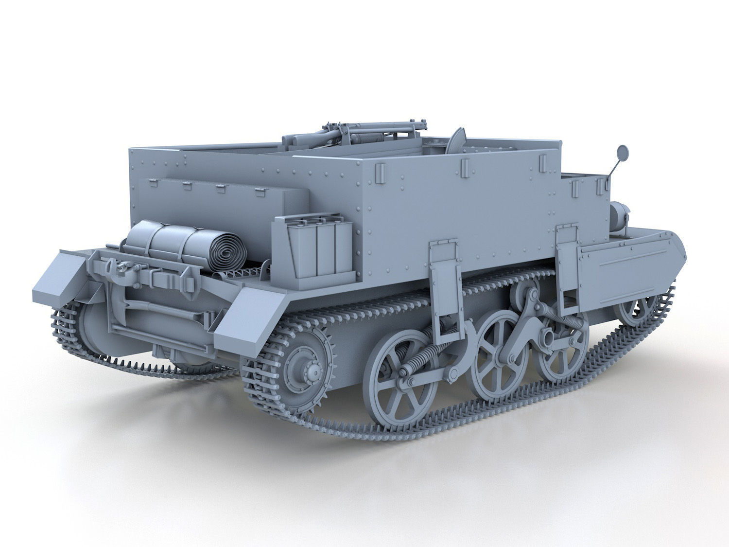 Universal Carrier MK2 - Bren Gun Carrier  3D model_5