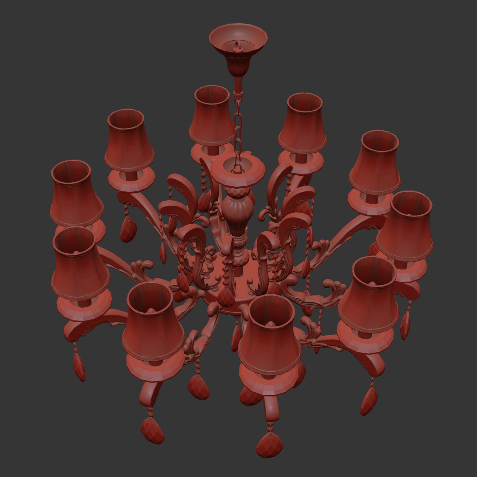 699108 Battitura Osgona Chandelier 3D model_10