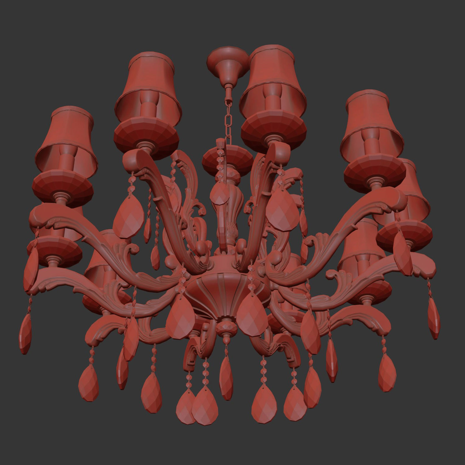 699108 Battitura Osgona Chandelier 3D model_9