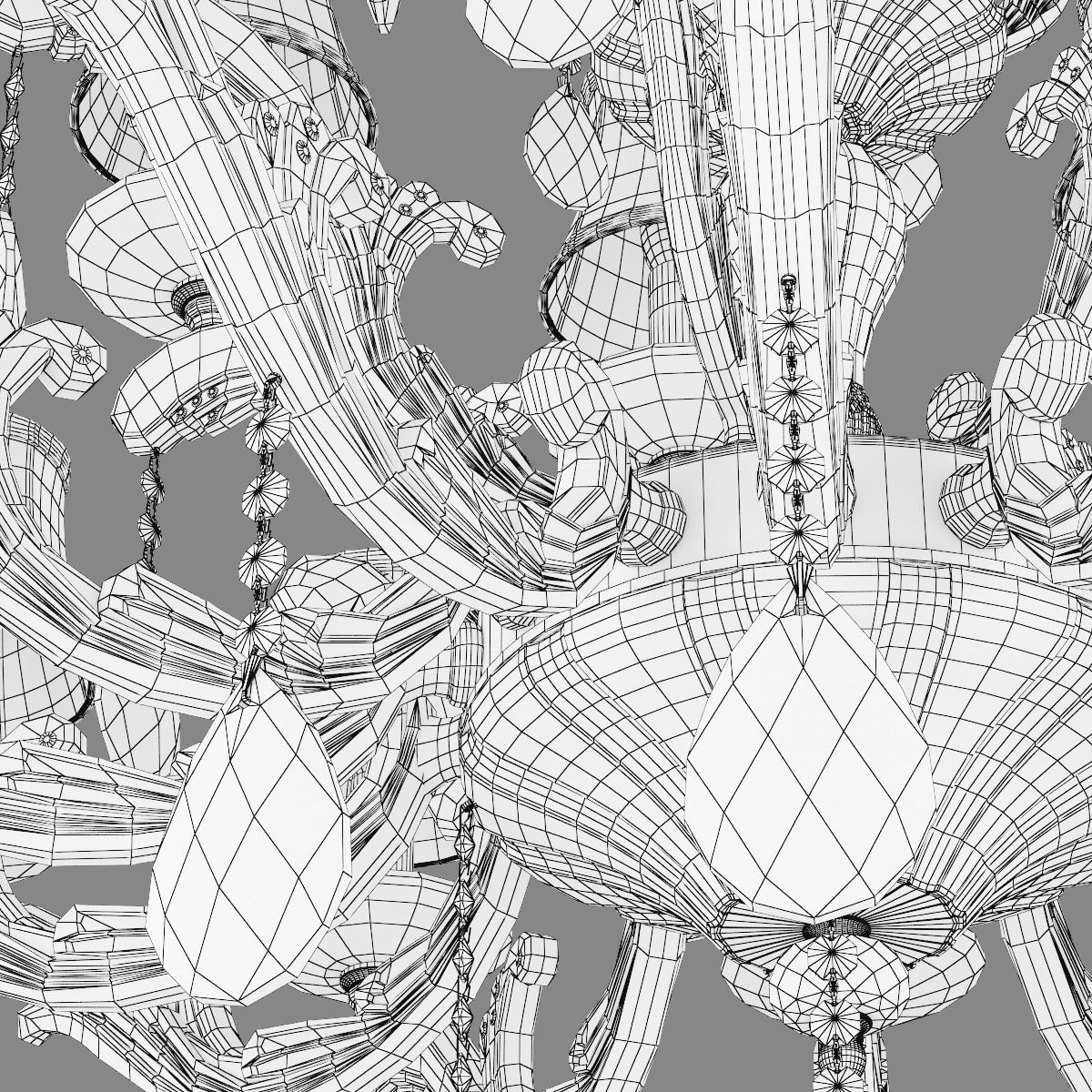 699218 Battitura Osgona Chandelier 3D model_7
