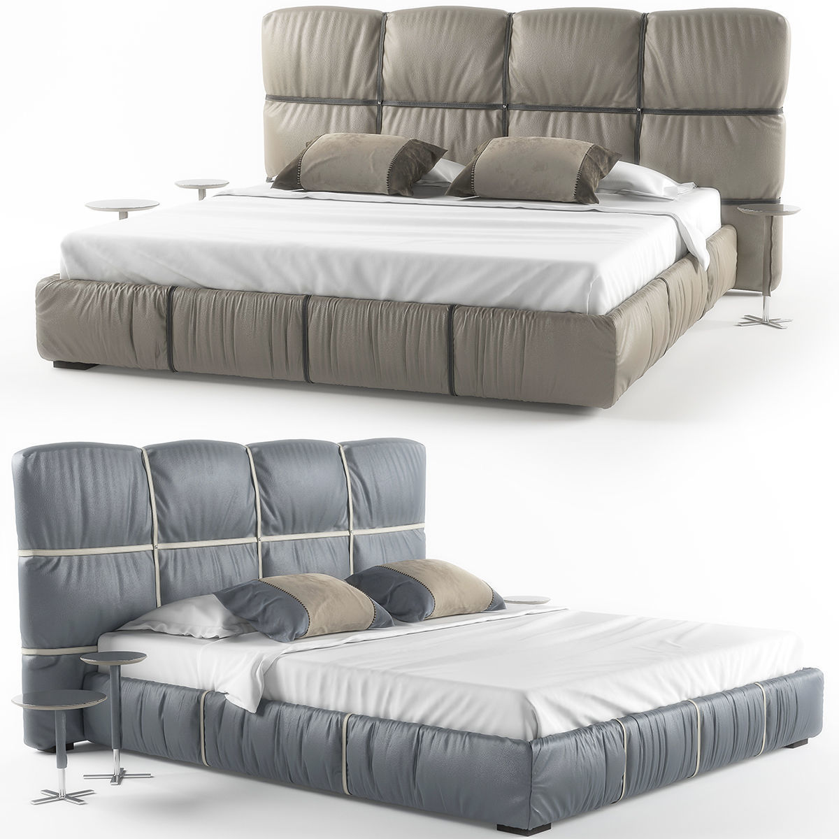 Gamma Crossover Night bed 3D model_1