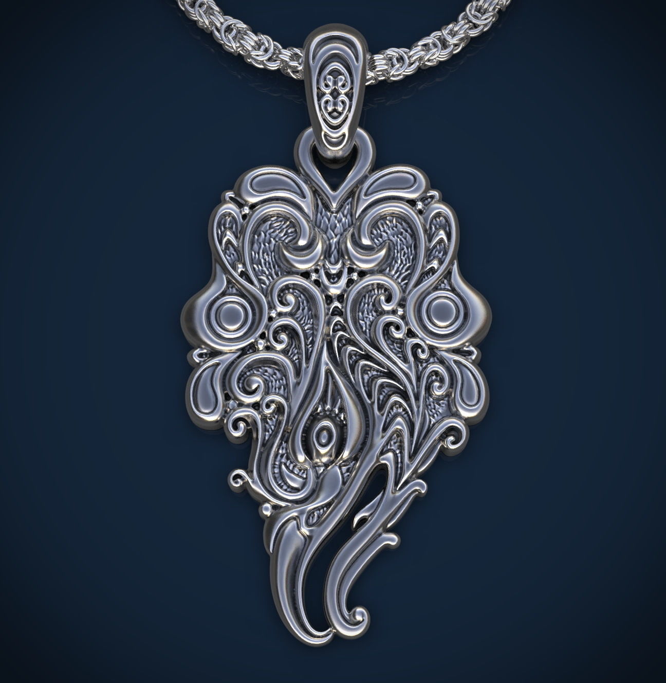 Scythian Gryphon Pendant 3D print model_2