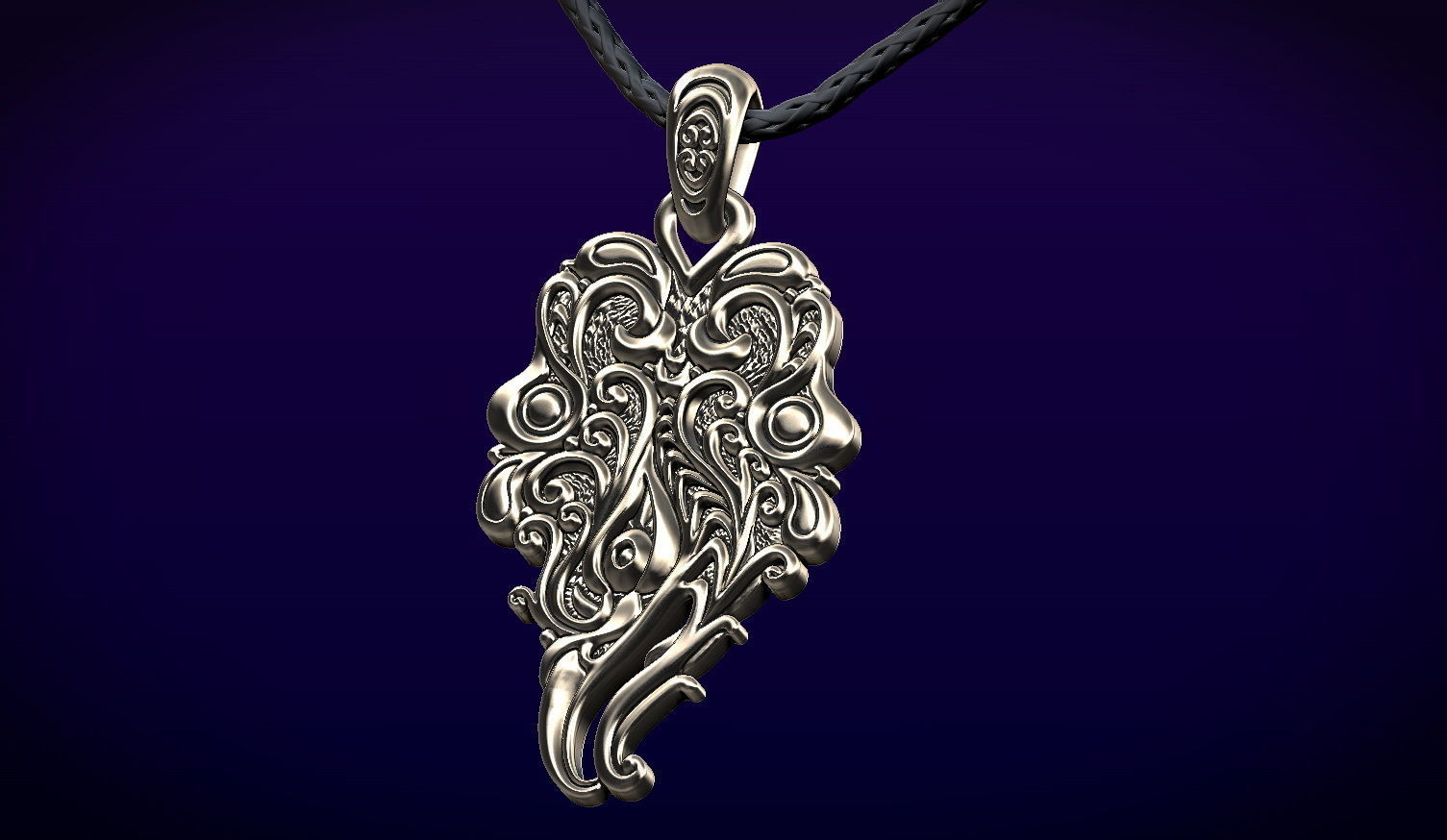 Scythian Gryphon Pendant 3D print model_5