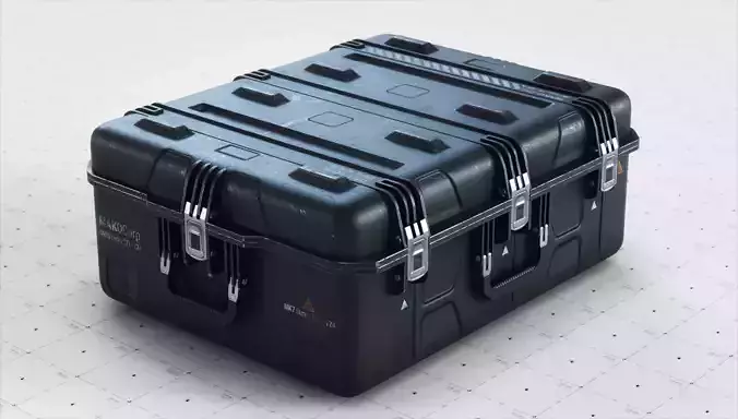 Crate SciFi - PBR Asset Low-poly 3D model