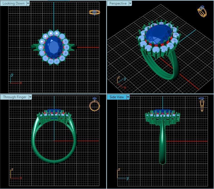 Ring T00884 3D print model_2